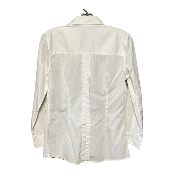 Dolce & Gabbana Slim Fit Button Front Dress Shirt White Long Sleeve Preppy White - Picture 2 of 7